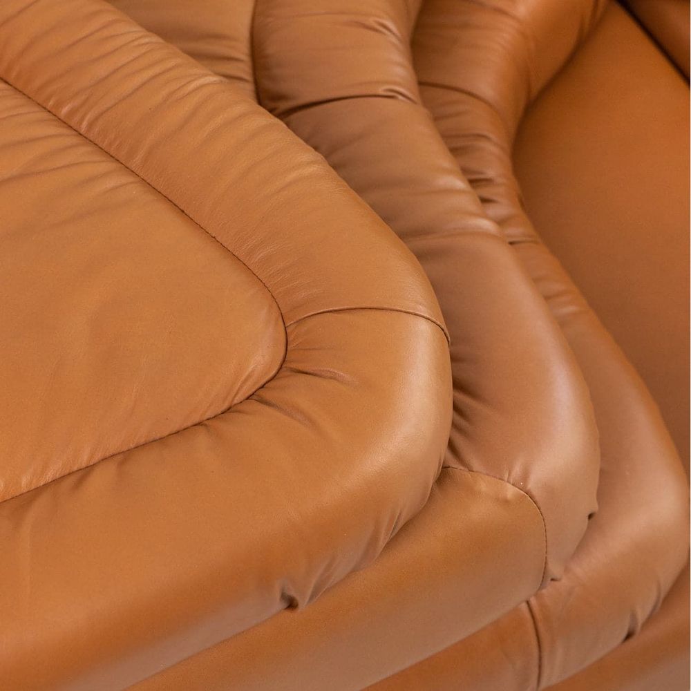 Terrazza Sofa - Leather-France & Son-FL1357TANL-SofasTan-Left-13-France and Son