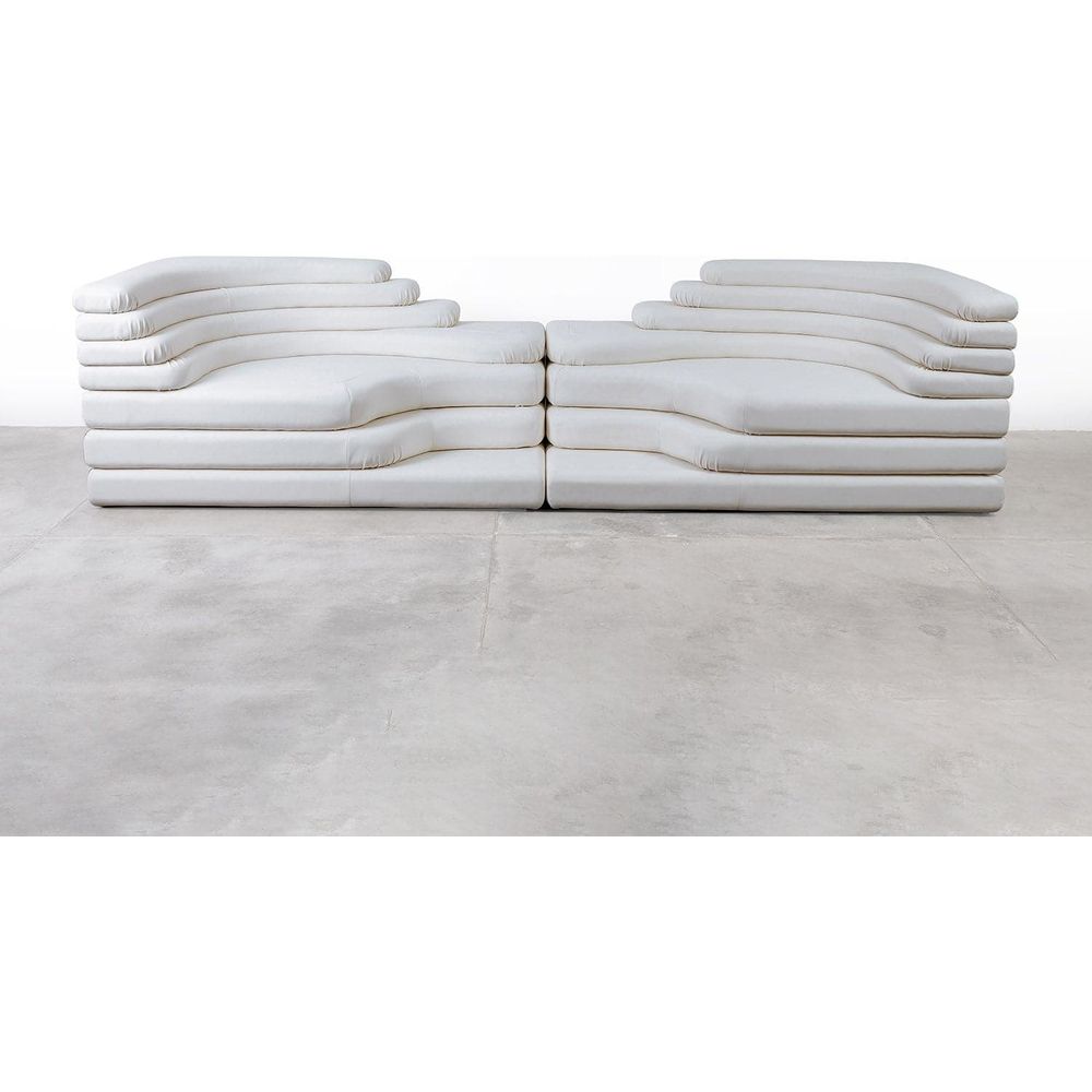 Terrazza Sofa - Vegan Leather-France & Son-FL1357WHTL-SofasLeft-1-France and Son