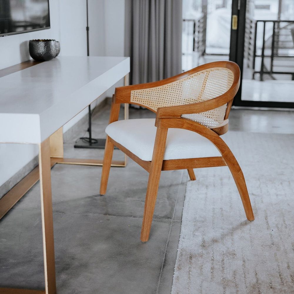 Lannie Cane Chair-France & Son-FL1360-Lounge ChairsSingle-3-France and Son
