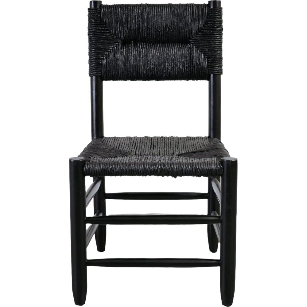Charlotte Perriand Dordogne Dining Chair-France & Son-FL1365BKBK-Dining ChairsBlack and Black-10-France and Son