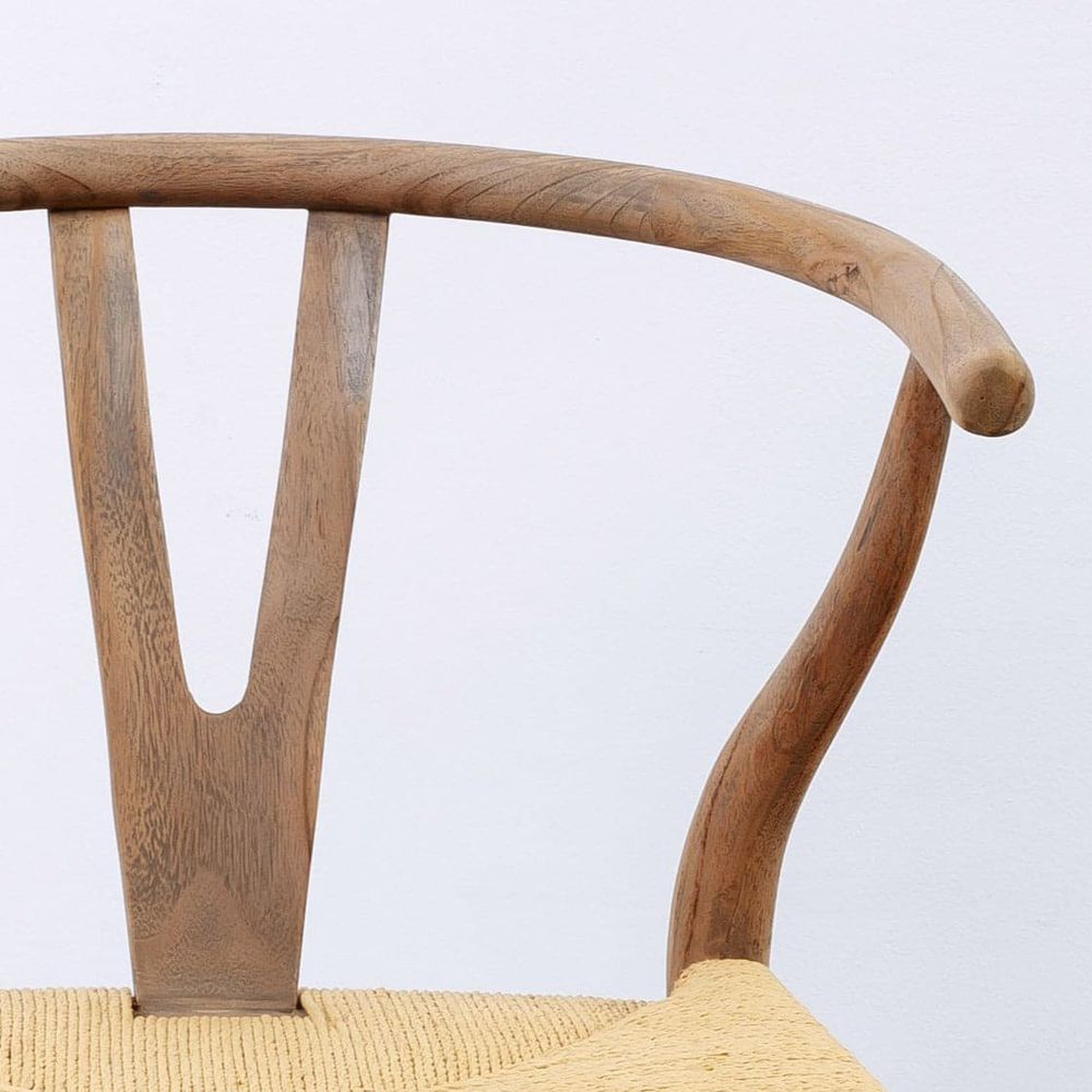 Wishbone Chair-France & Son-FL1380GREY-Dining ChairsGrey Wash-14-France and Son