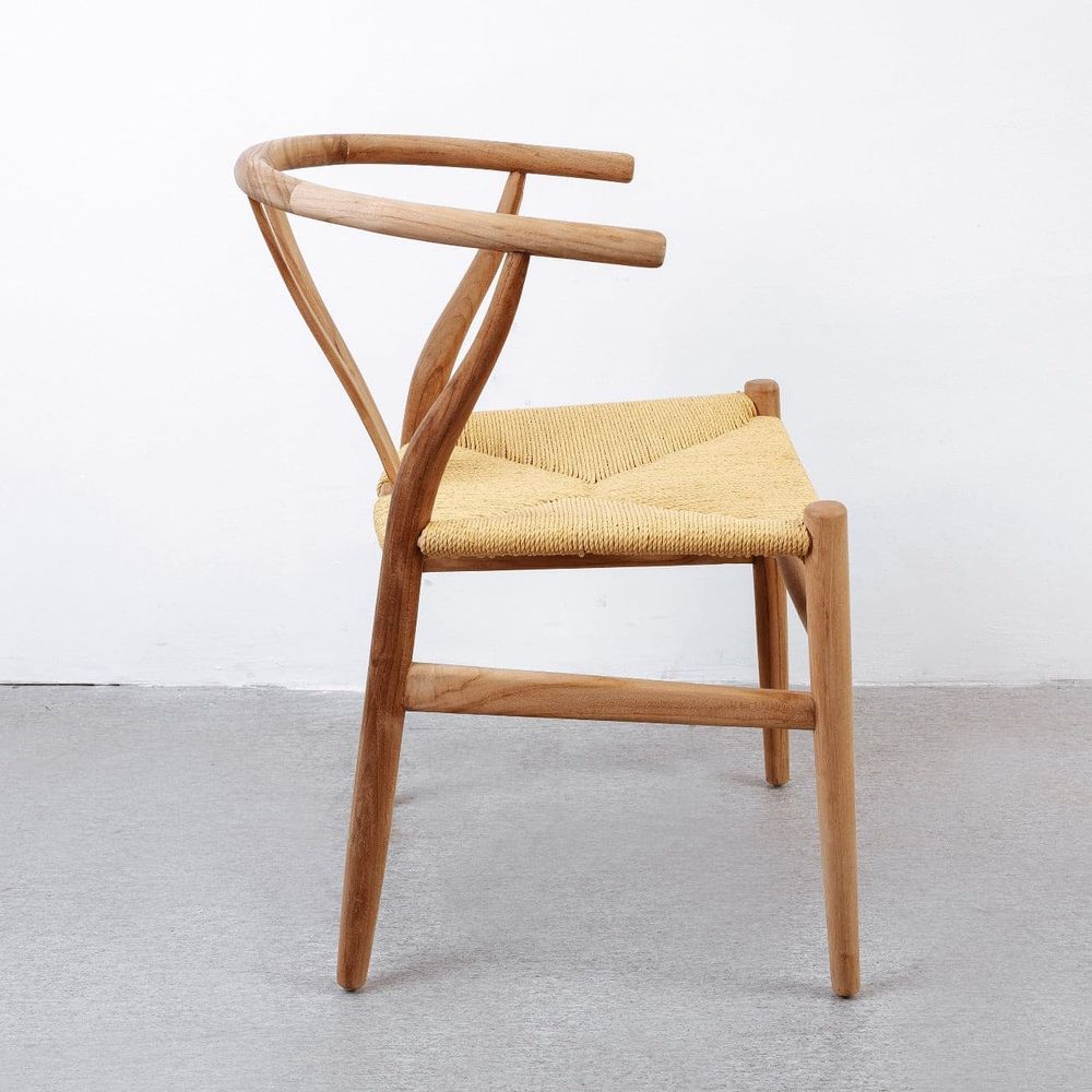 Wishbone Chair-France & Son-FL1380GREY-Dining ChairsGrey Wash-3-France and Son