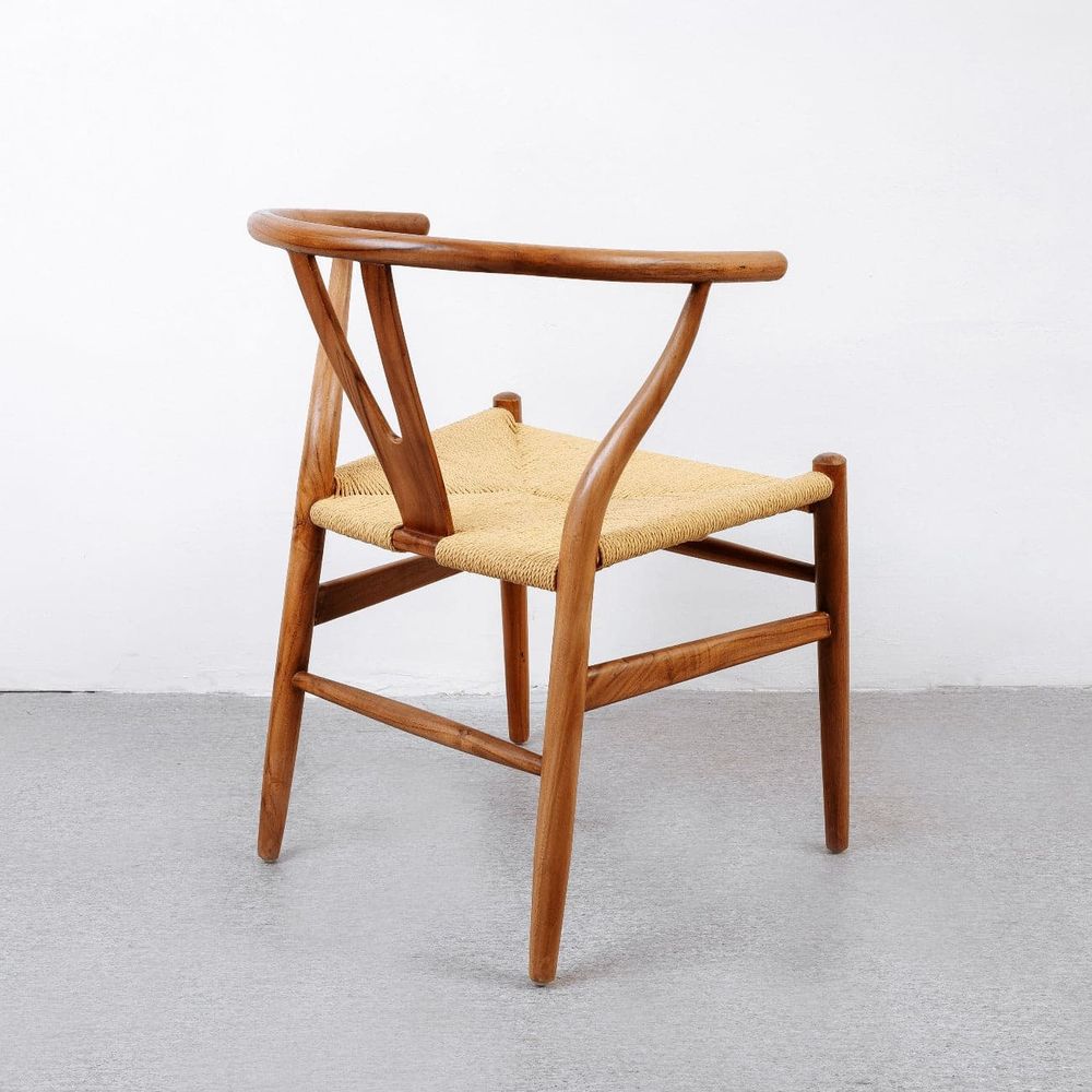 Wishbone Chair-France & Son-FL1380GREY-Dining ChairsGrey Wash-5-France and Son