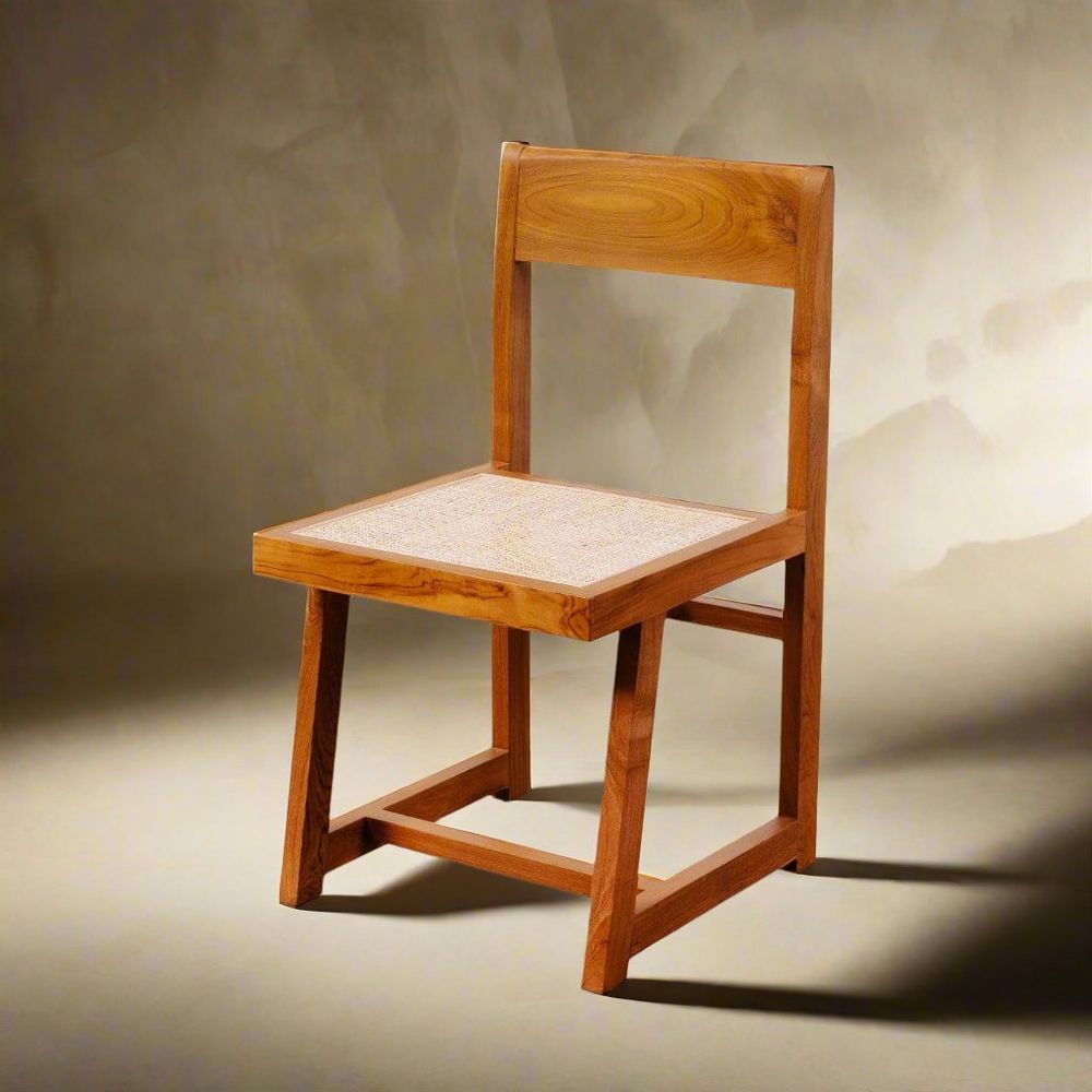 Bahri Cane Side Chair-France & Son-FL1385-Dining Chairs-2-France and Son