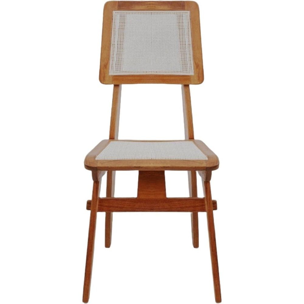 Jensen Dining Chair with Cane-France & Son-FL1386-Dining Chairs-1-France and Son