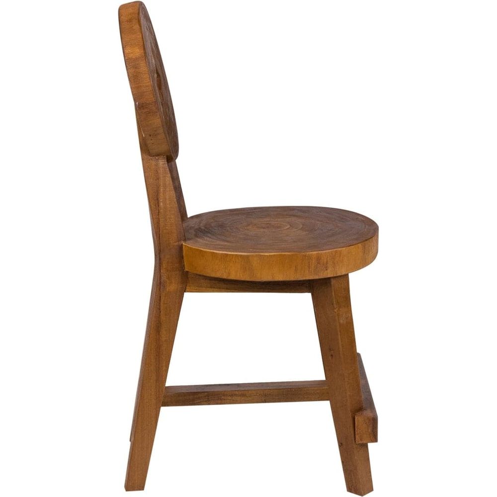 Brutalist Brauer Primitive Chair-France & Son-FL1391NTRL-Dining Chairs-4-France and Son