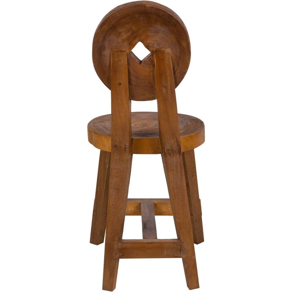 Brutalist Brauer Primitive Chair-France & Son-FL1391NTRL-Dining Chairs-3-France and Son