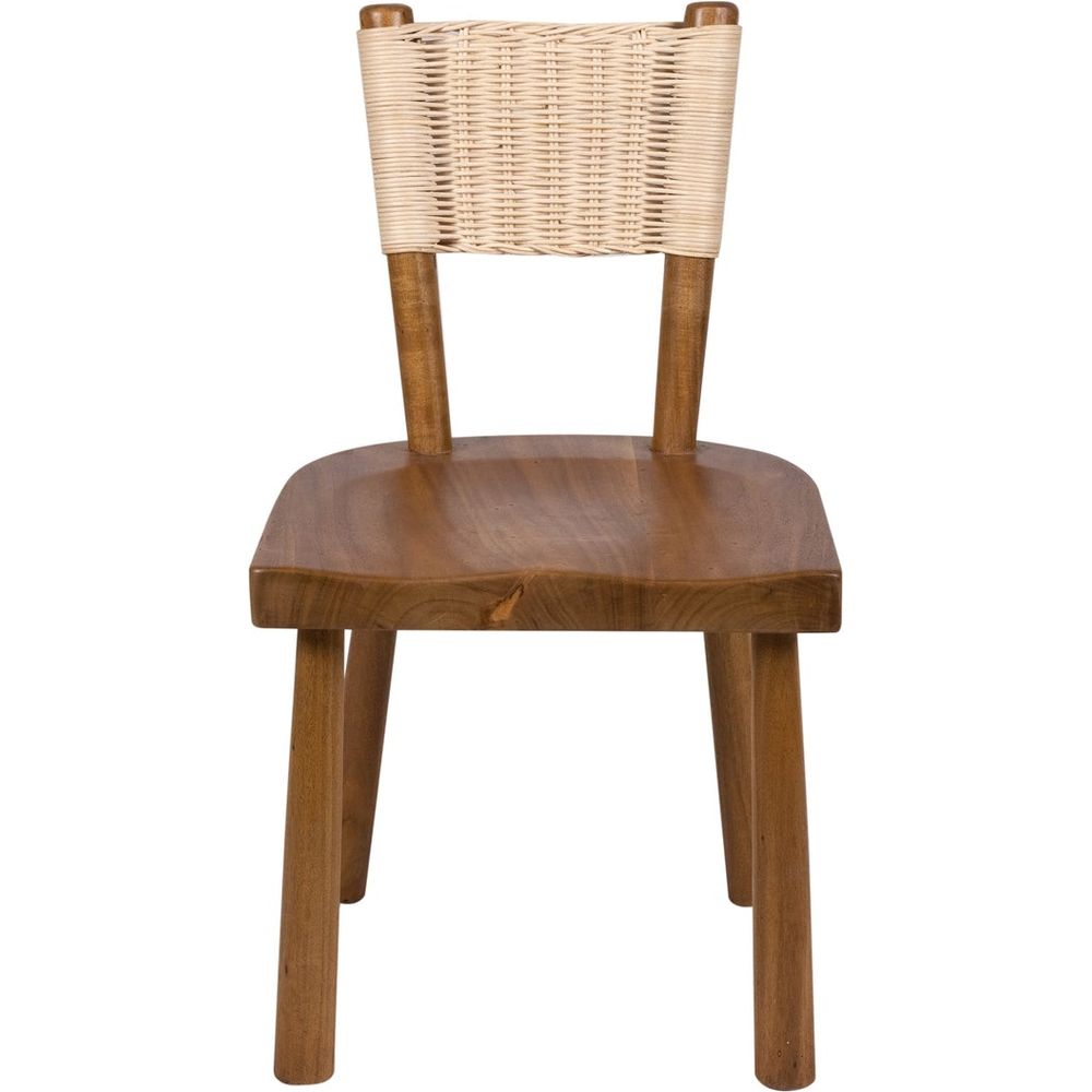 Scroll Dining Chair-France & Son-FL1393NTRL-1-France and Son