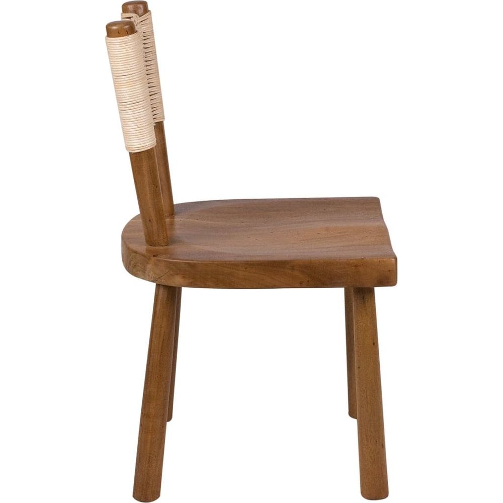 Scroll Dining Chair-France & Son-FL1393NTRL-5-France and Son