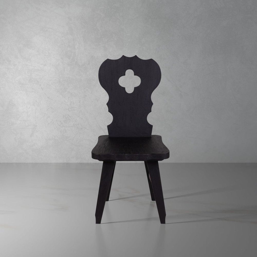 Bishop Dining Chair-France & Son-FL1394BLK-1-France and Son