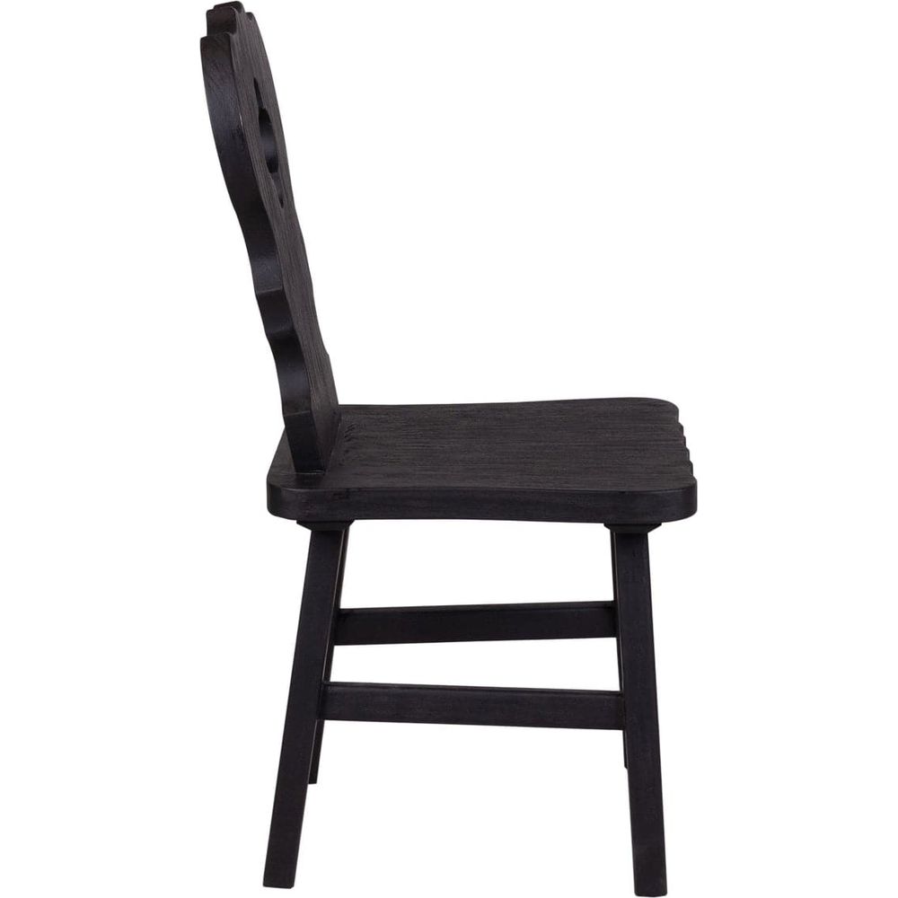 Bishop Dining Chair-France & Son-FL1394BLK-7-France and Son