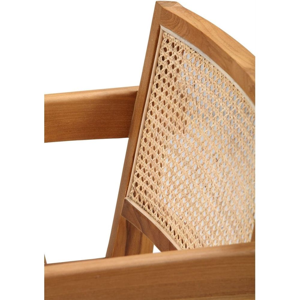 Mid Century Hand Cane Jeanneret Armchair Type 1-France & Son-FL1396NTRL-Dining ChairsNatural Teak-Single-3-France and Son