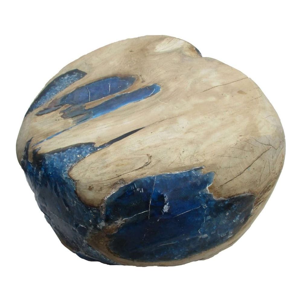 Kloot Freeform Coffee Table-France & Son-FL1415BLUE-Coffee TablesBlue Resin-3-France and Son