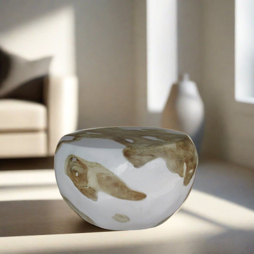 Kloot Freeform Coffee Table-France & Son-FL1415WHT-Coffee TablesWhite Resin-1-France and Son