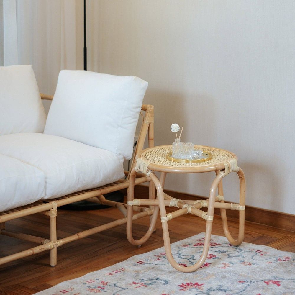 Viggo Rattan Side Table-France & Son-FL1439-Side Tables-4-France and Son