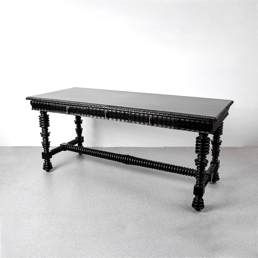 Portugal Desk-France & Son-FL1443BLK-Desks-3-France and Son