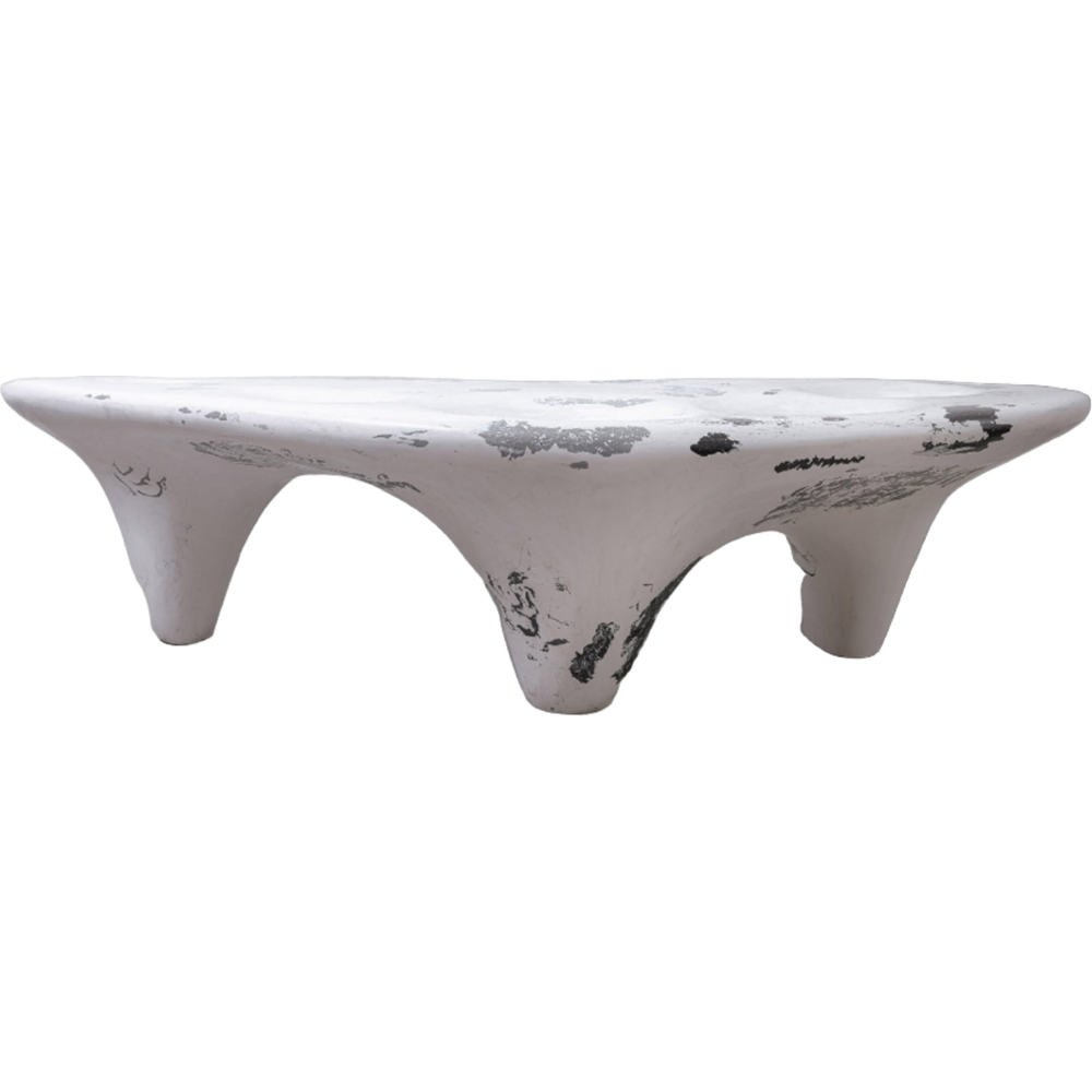 Amoeba Coffee Table Bench-France & Son-FL1446WHT-Coffee Tables-1-France and Son