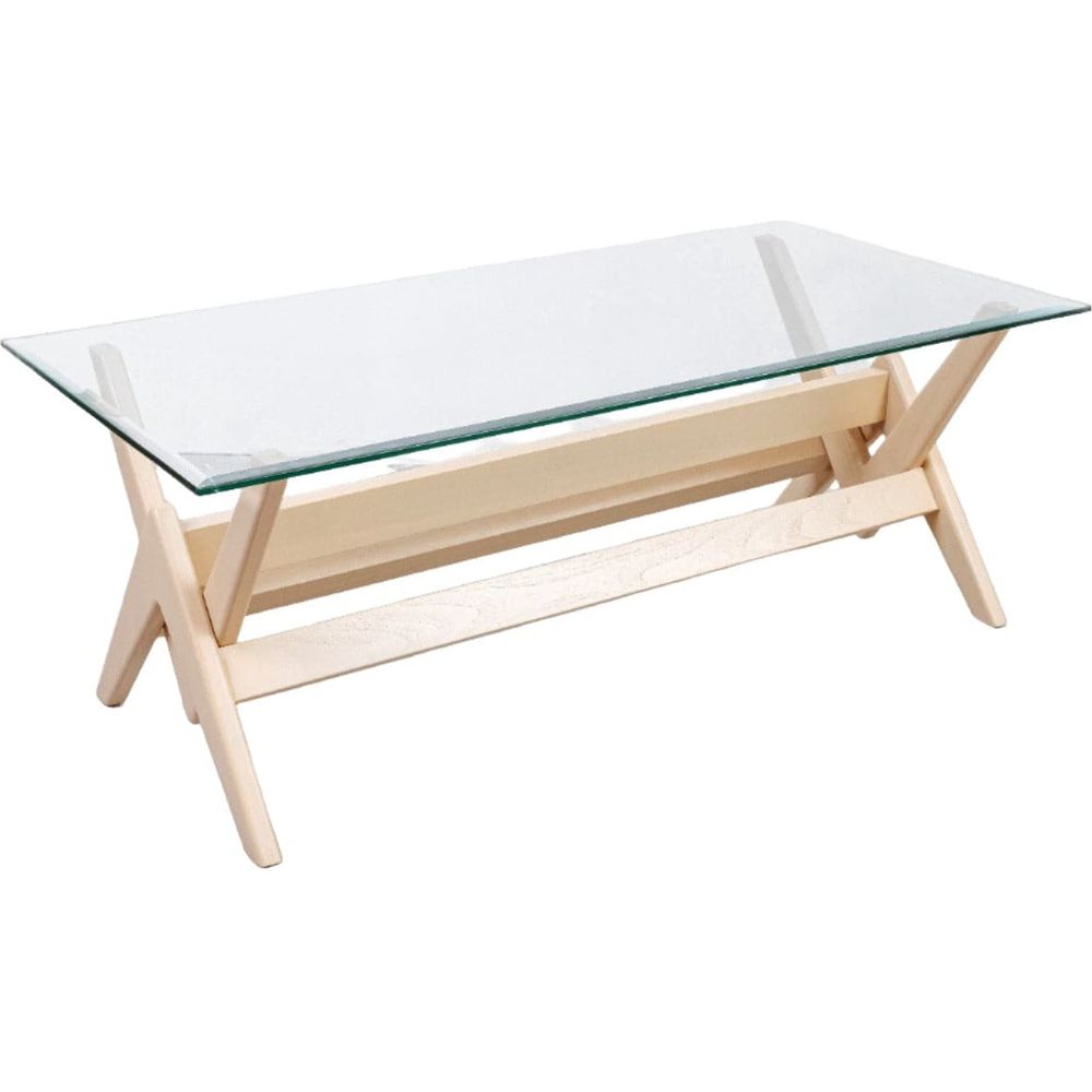 Jeanneret Teak Dining Table-France & Son-FL1480BASE-IVORY-Dining TablesIvory-2-France and Son
