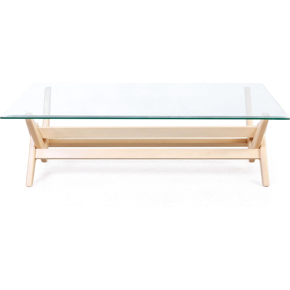 Jeanneret Glass Coffee Table - Rectangle