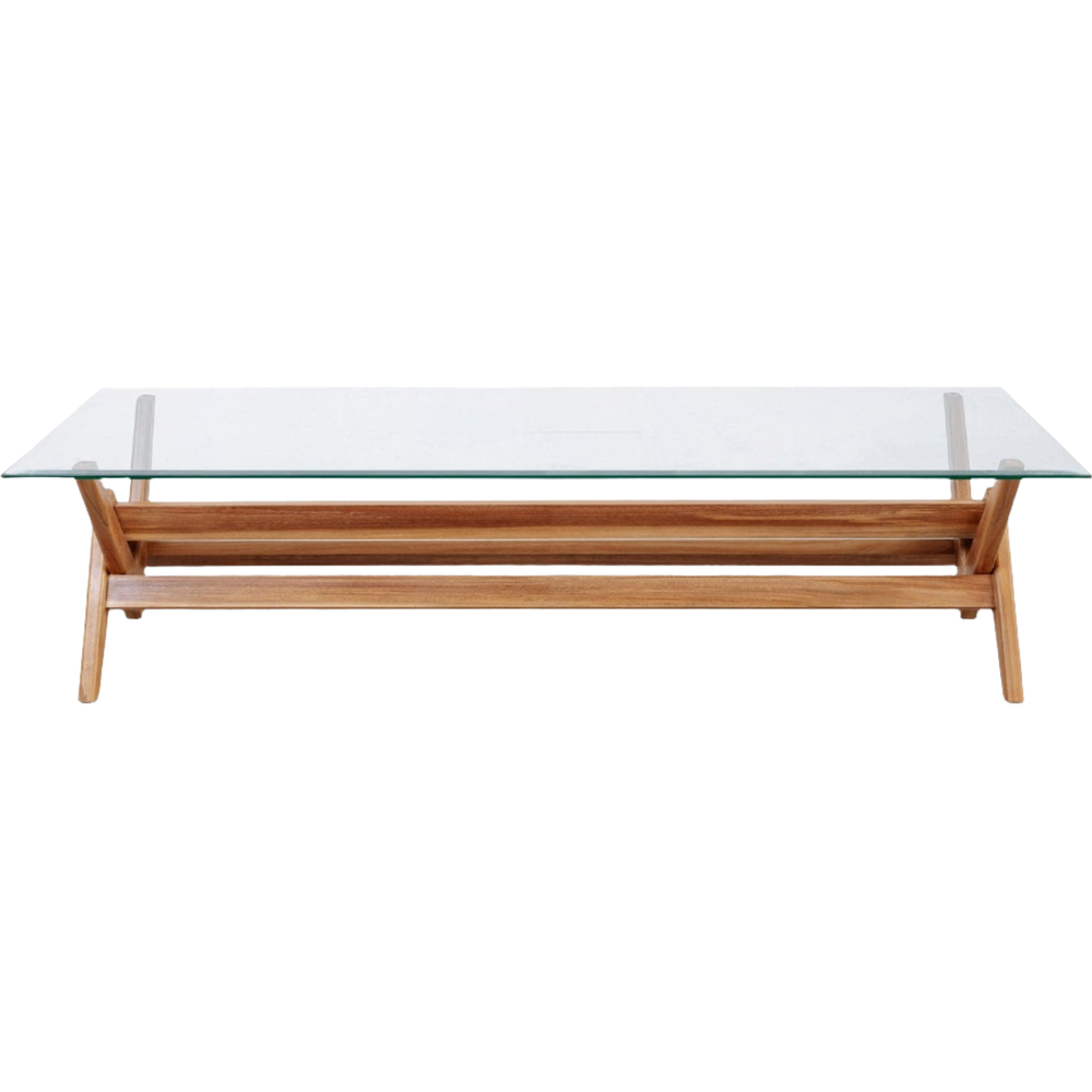 Jeanneret Glass Coffee Table - Rectangle
