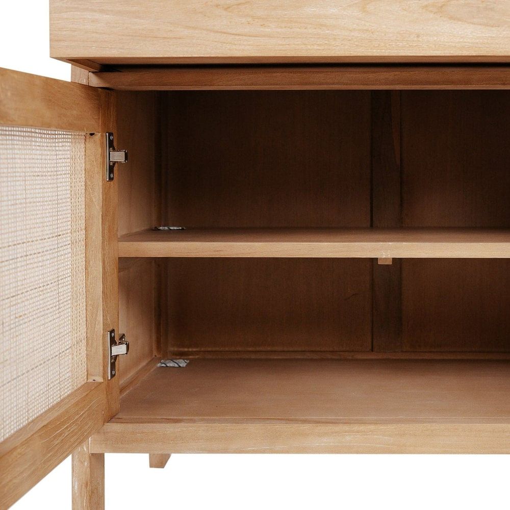 LuLu Solid Teak Tall Chest-France & Son-FL1510BWHT-Dressers-5-France and Son