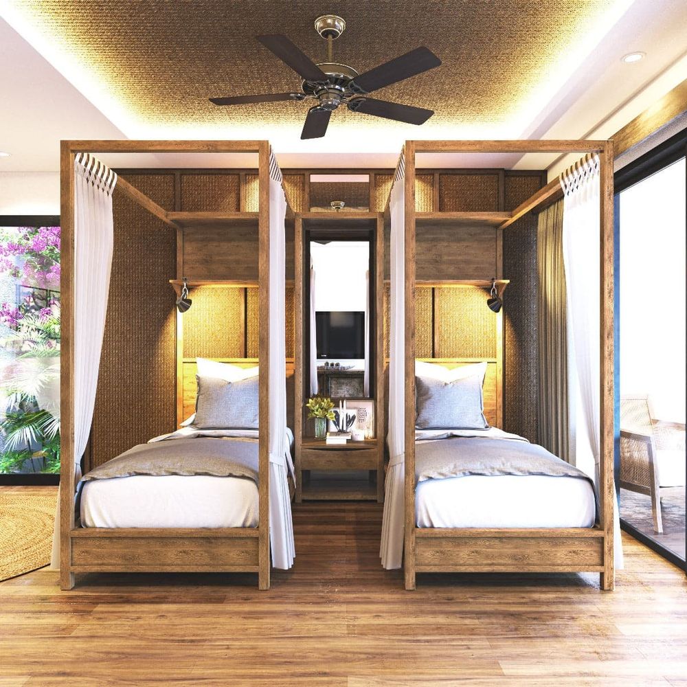 Martindale Canopy Bed-France & Son-FL1909-Q-BedsQueen-5-France and Son