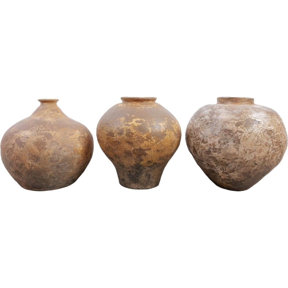 Oversized Emiri Outdoor Terracotta Vase-France & Son-FL9045-VasesA-1-France and Son
