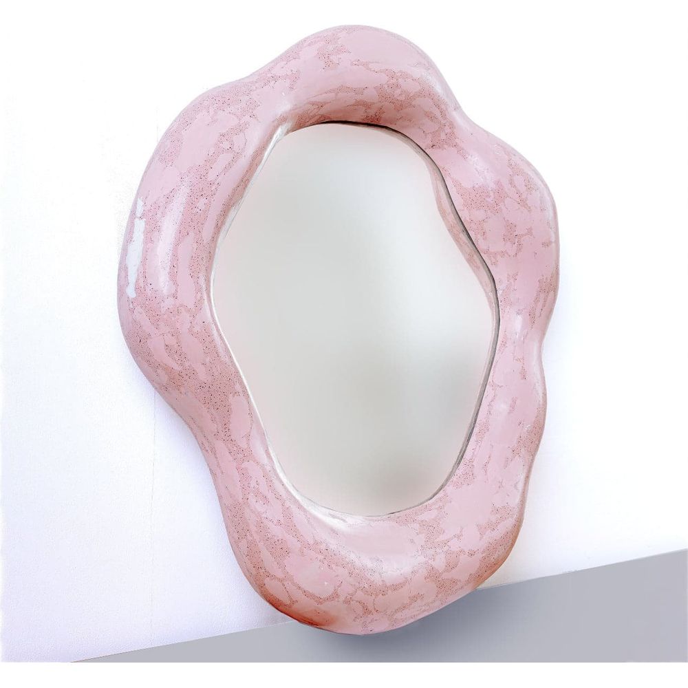 Joleen Wall Mirror-France & Son-FL9058PINK-Mirrors-2-France and Son