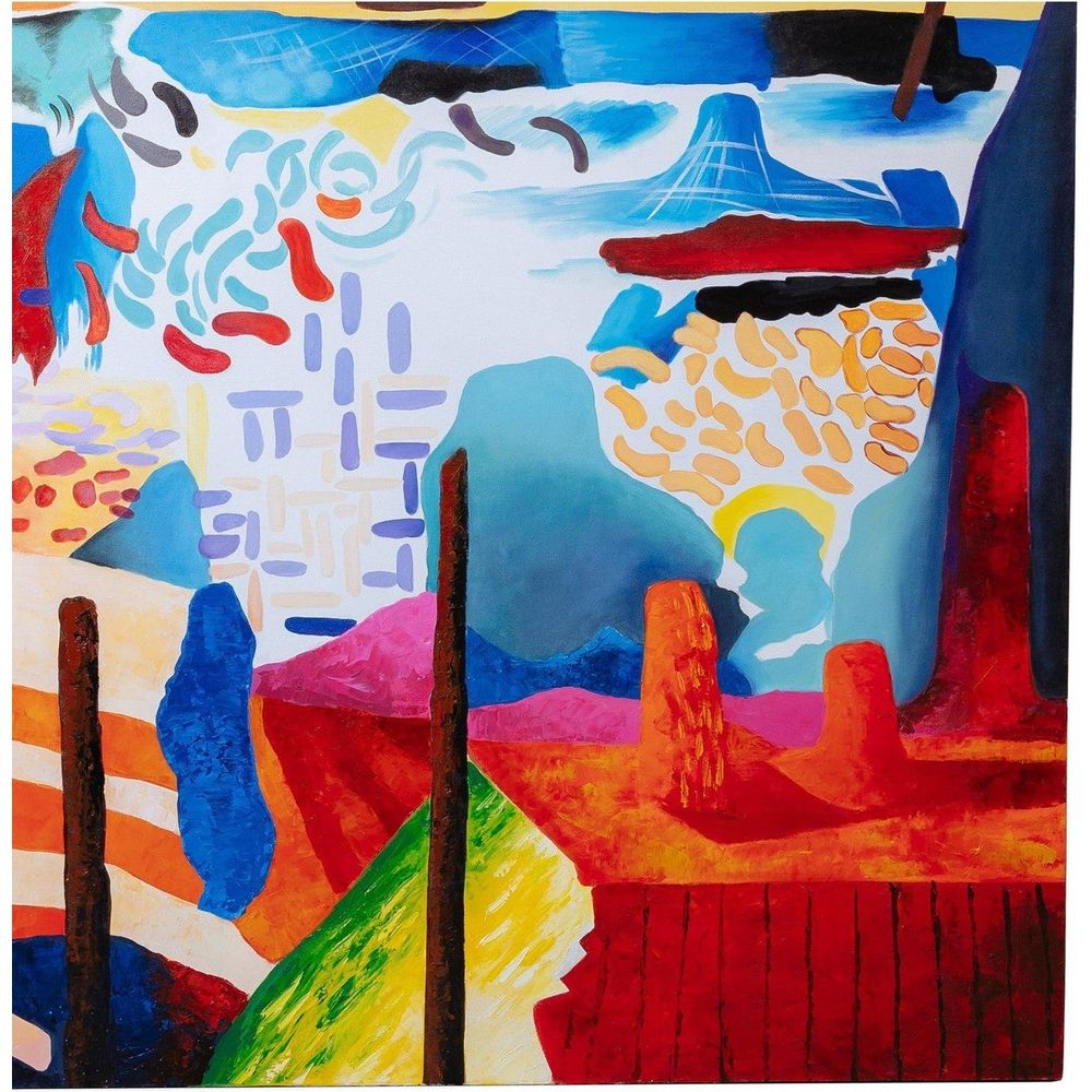 Vertical Oil on Canvas-France & Son-FL9086-Wall Art-5-France and Son