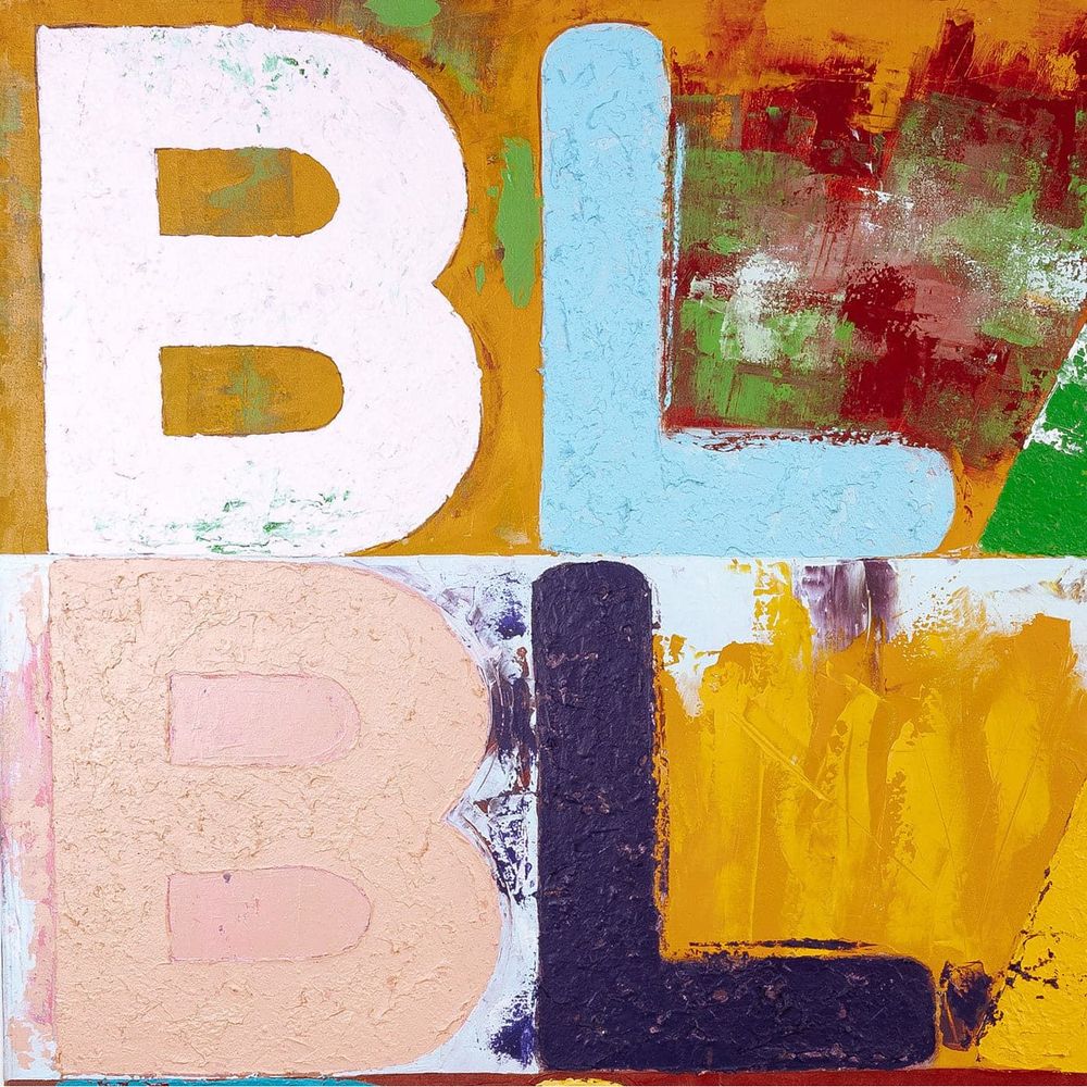 Blah Oil on Canvas-France & Son-FL9108-Wall Art-2-France and Son