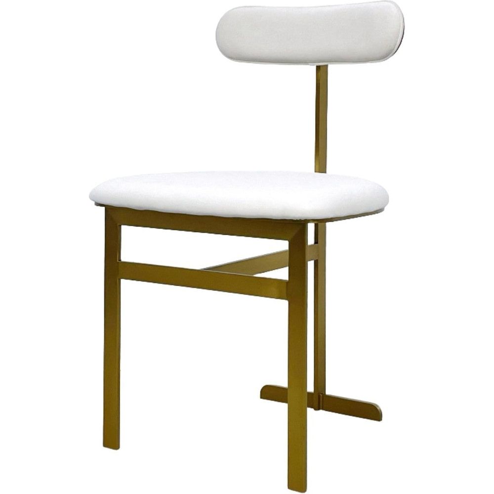 Pill Dining Chair with Upholstered Seat