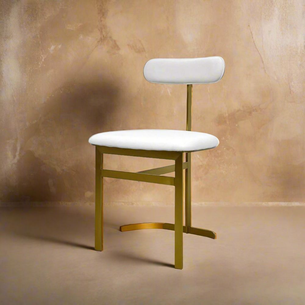 Pill Dining Chair with Upholstered Seat