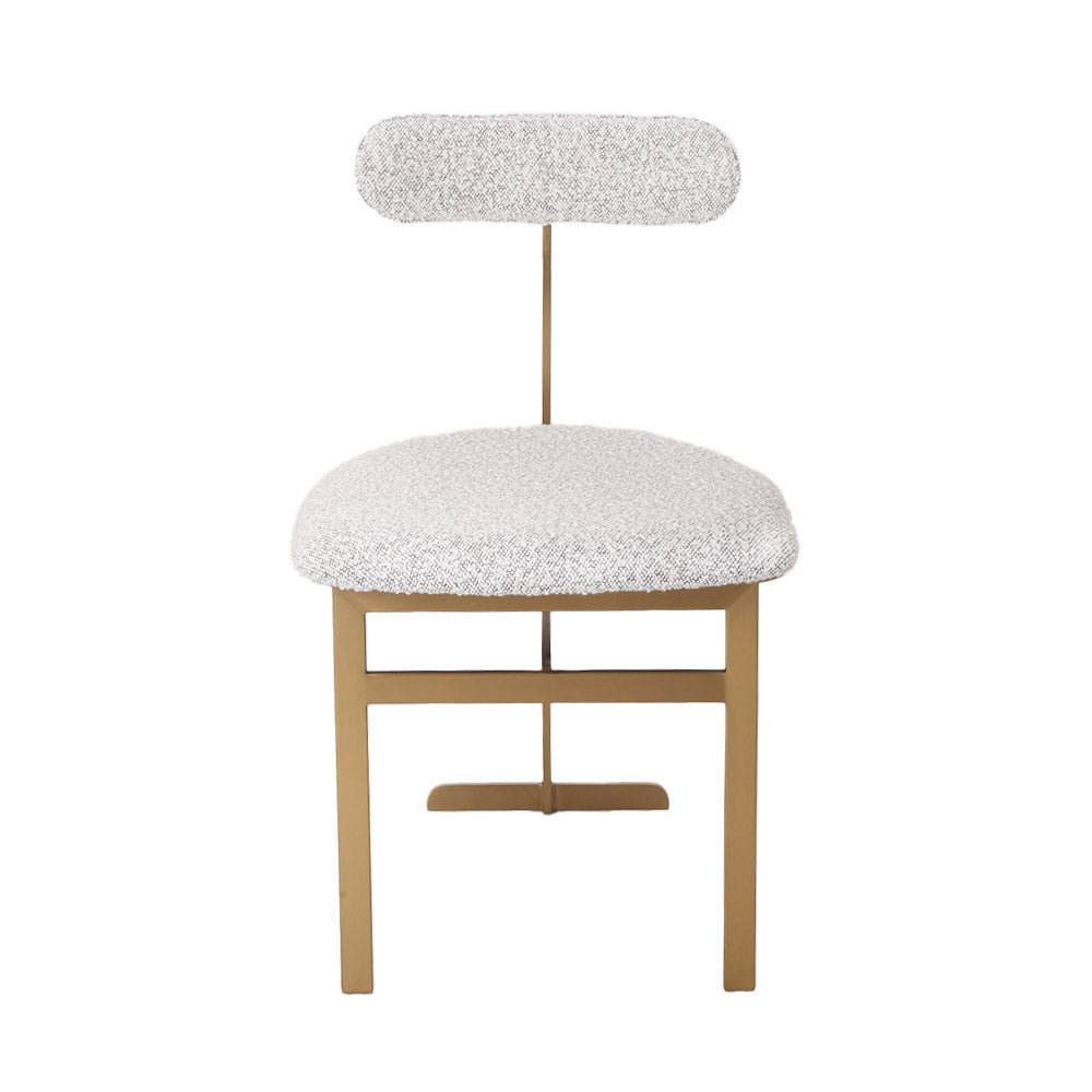 Pill Dining Chair with Upholstered Seat