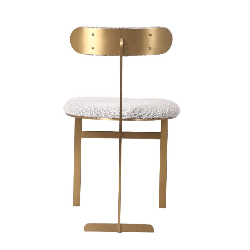 Pill Dining Chair with Upholstered Seat