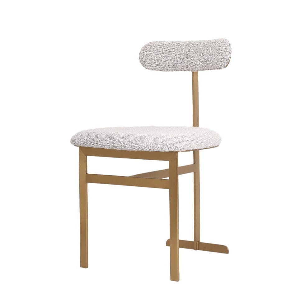 Pill Dining Chair with Upholstered Seat