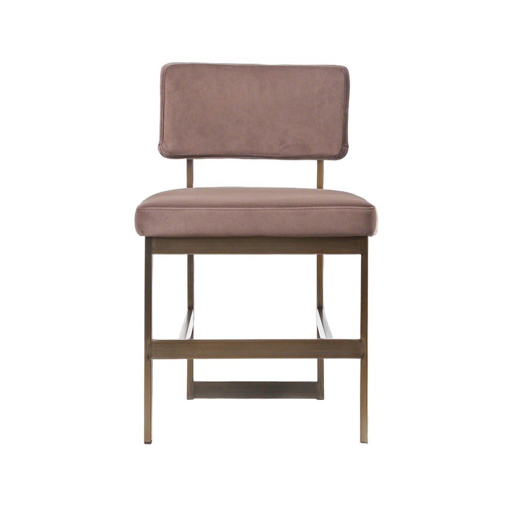 Baylor Dining Chair with Brushed Bronze Frame