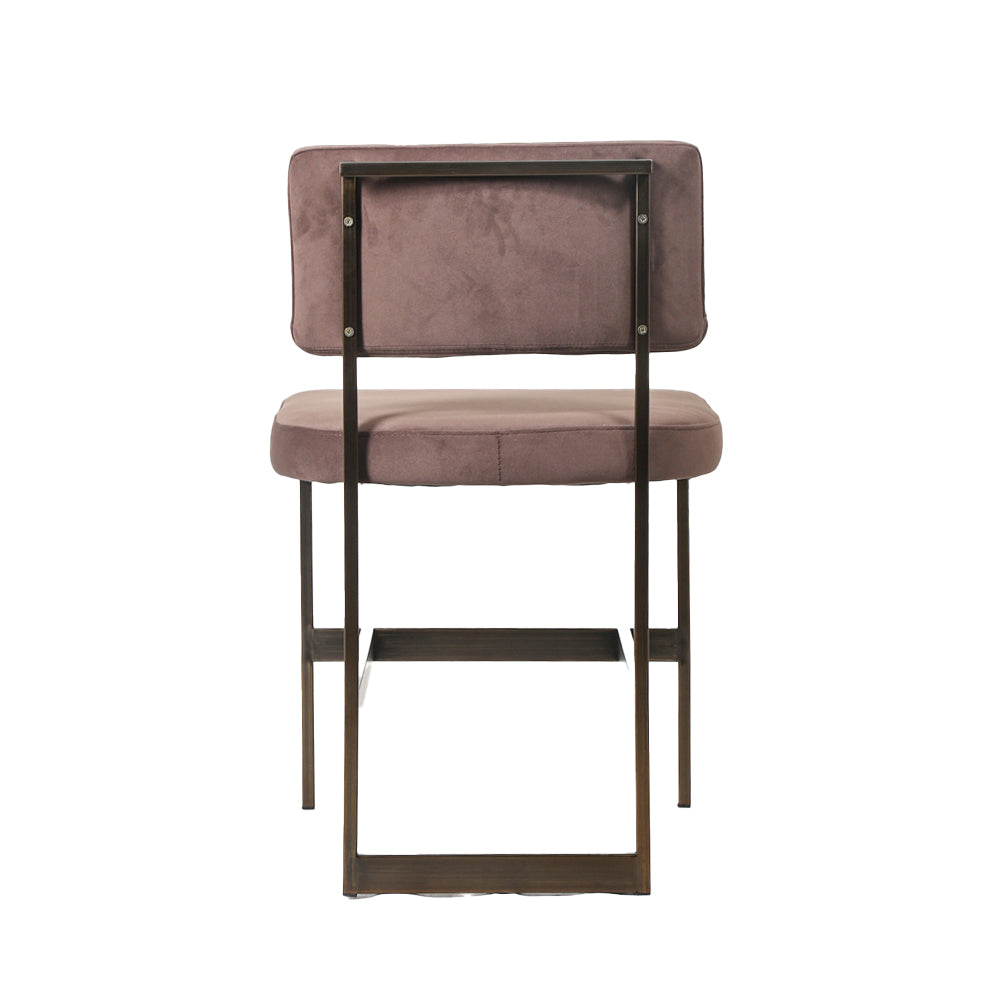 Baylor Dining Chair with Brushed Bronze Frame