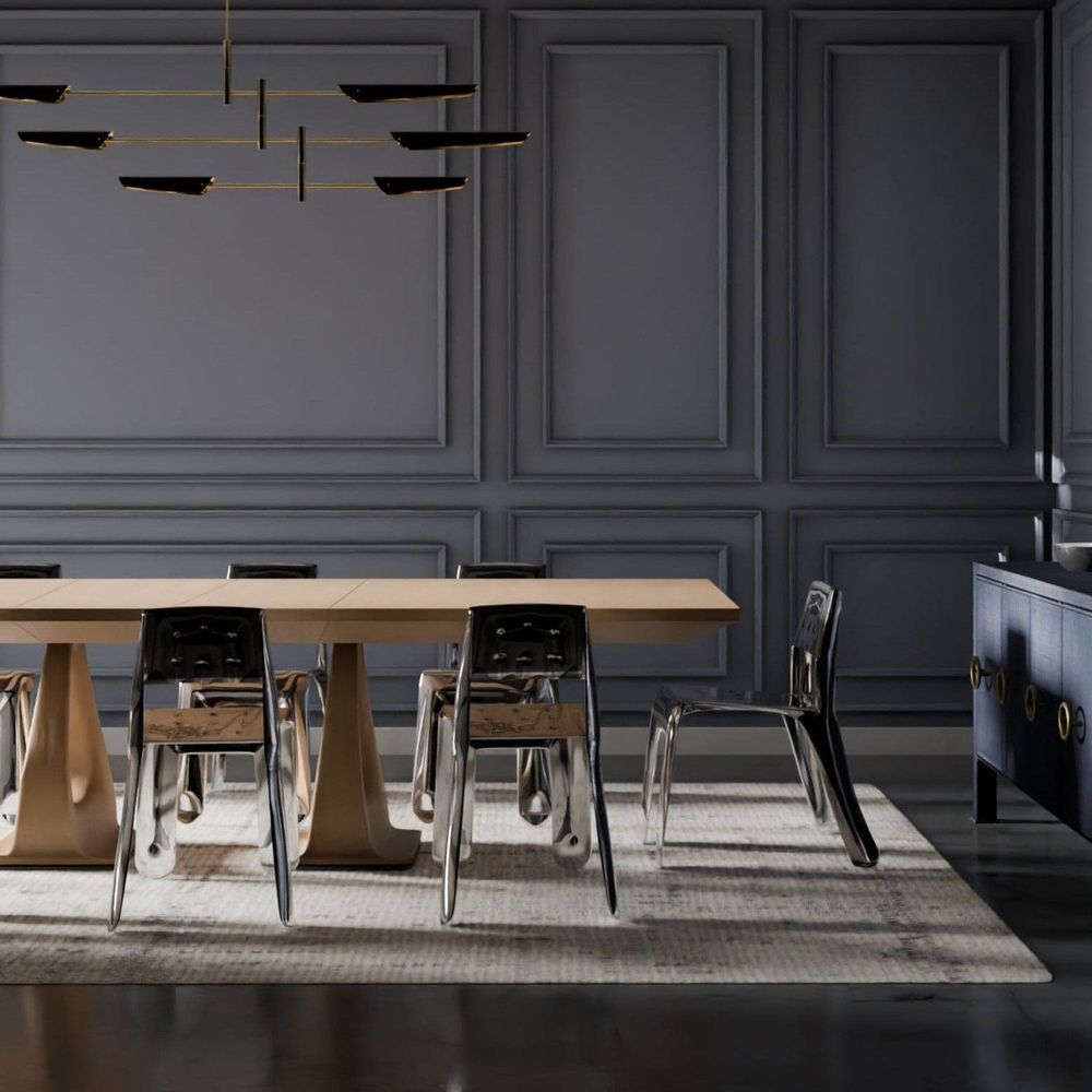 Balloon Dining Chair - Silver