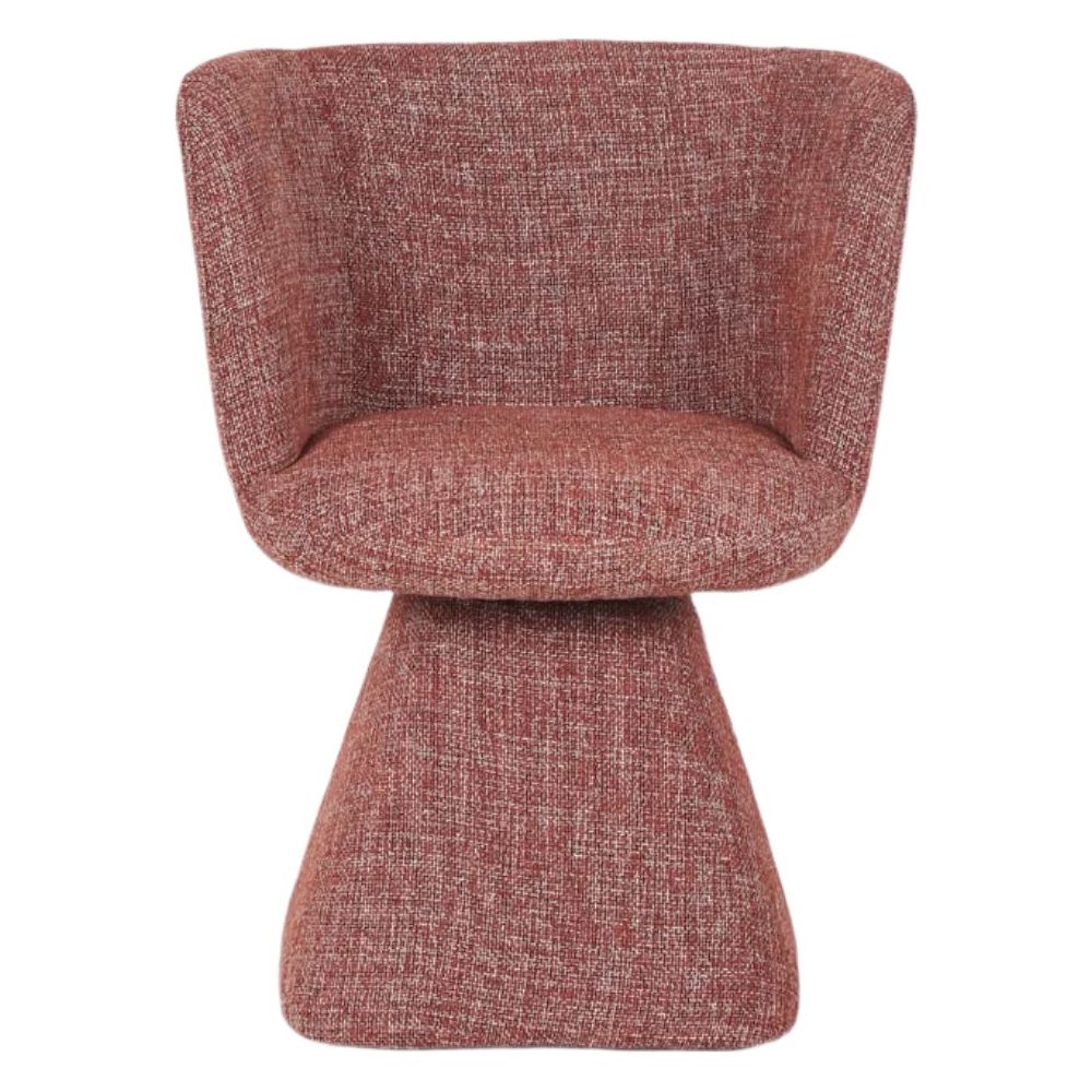 Clementine Linen Bucket Swivel Chair