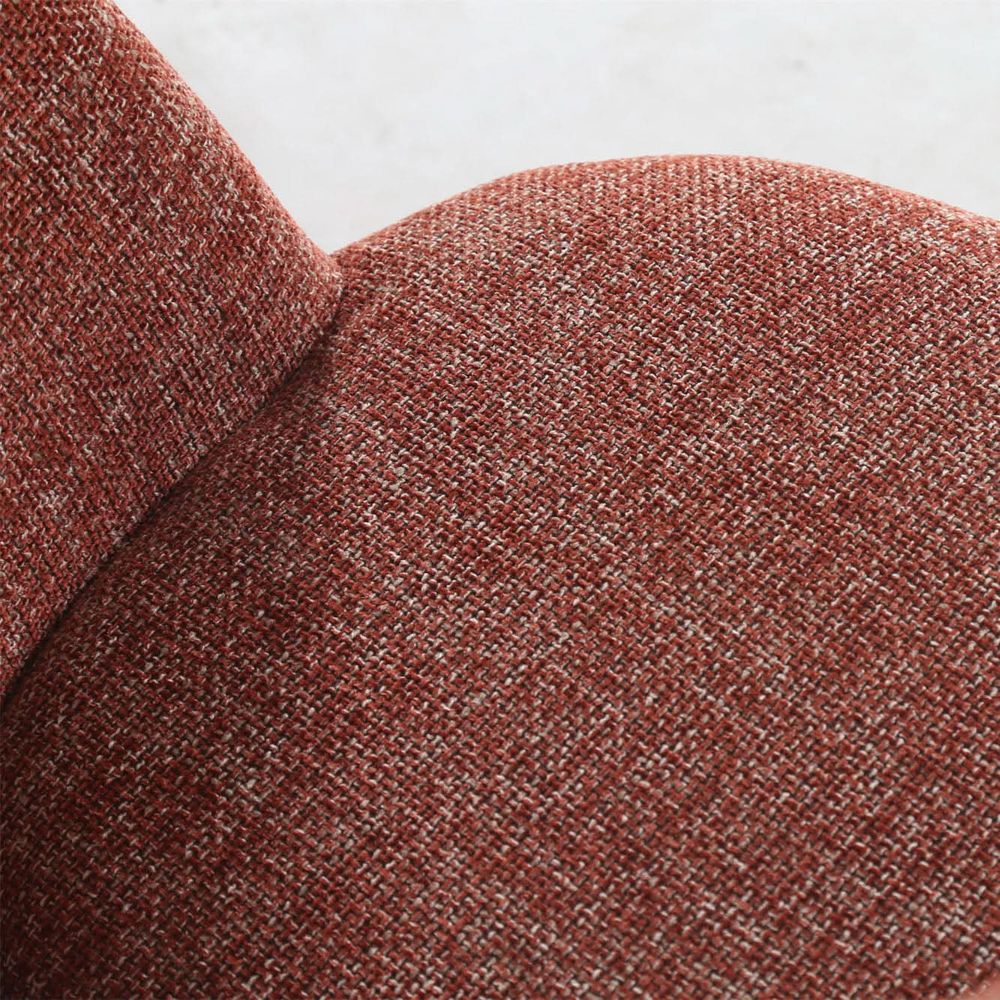 Clementine Linen Bucket Swivel Chair