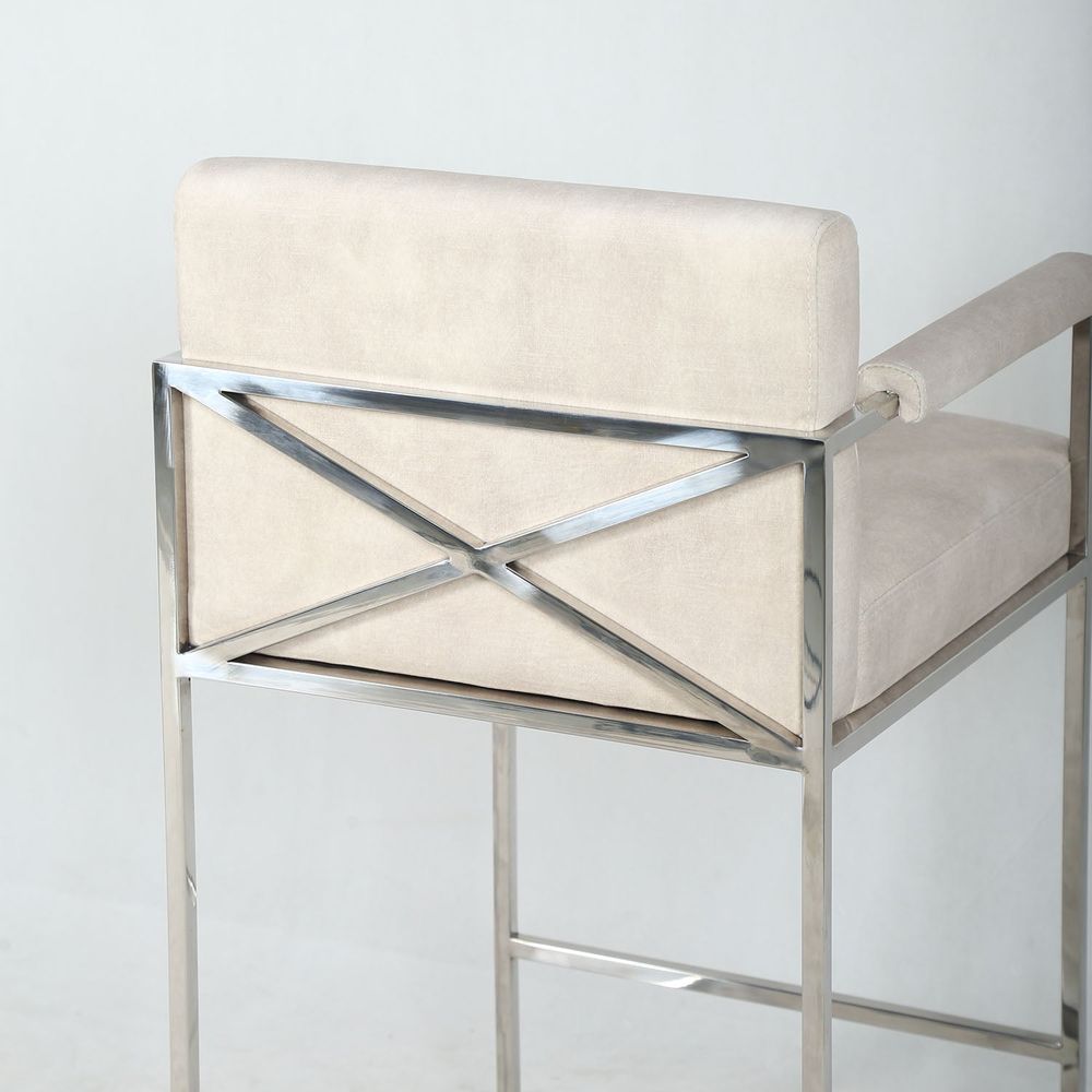 Lyra X Counter Stool - Sand