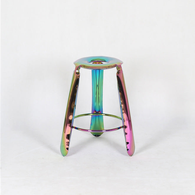 Stainless Balloon Counter Stool - Multi Color