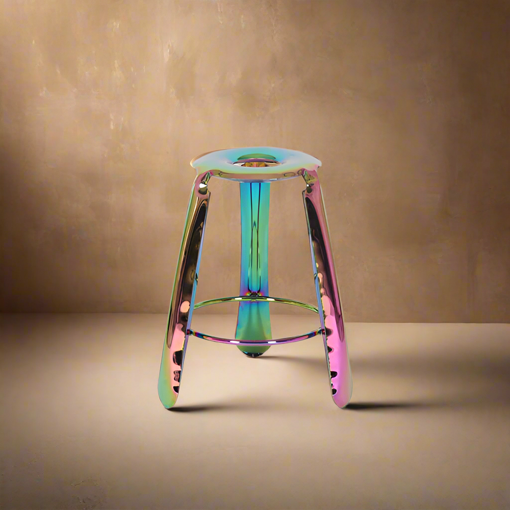 Stainless Balloon Counter Stool - Multi Color