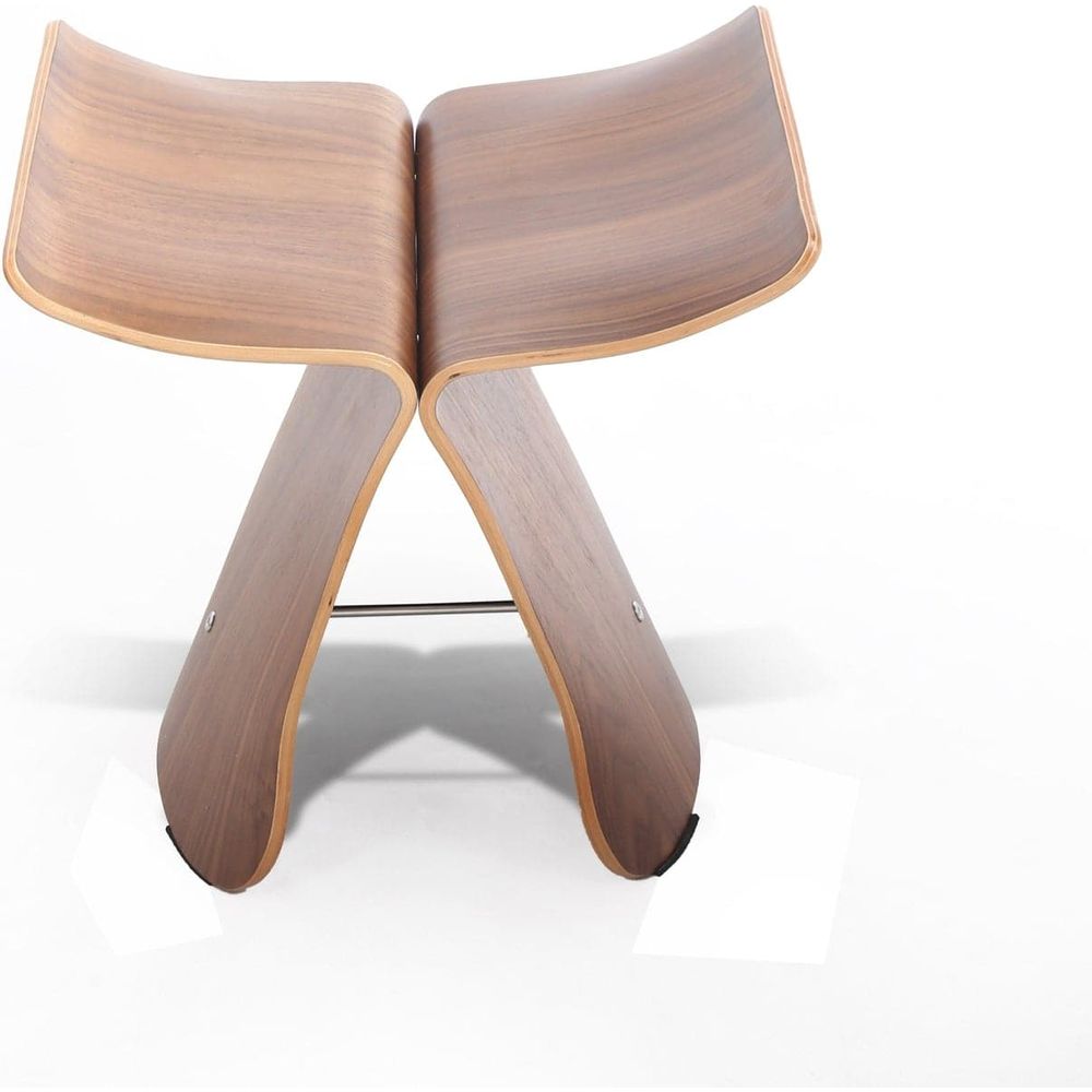 Butterfly Stool-France & Son-FMS044WALNUT-Stools & Ottomans-2-France and Son