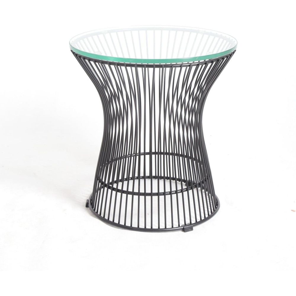 Fishburne Side Table-France & Son-FMT038BLK-Side TablesBlack-5-France and Son