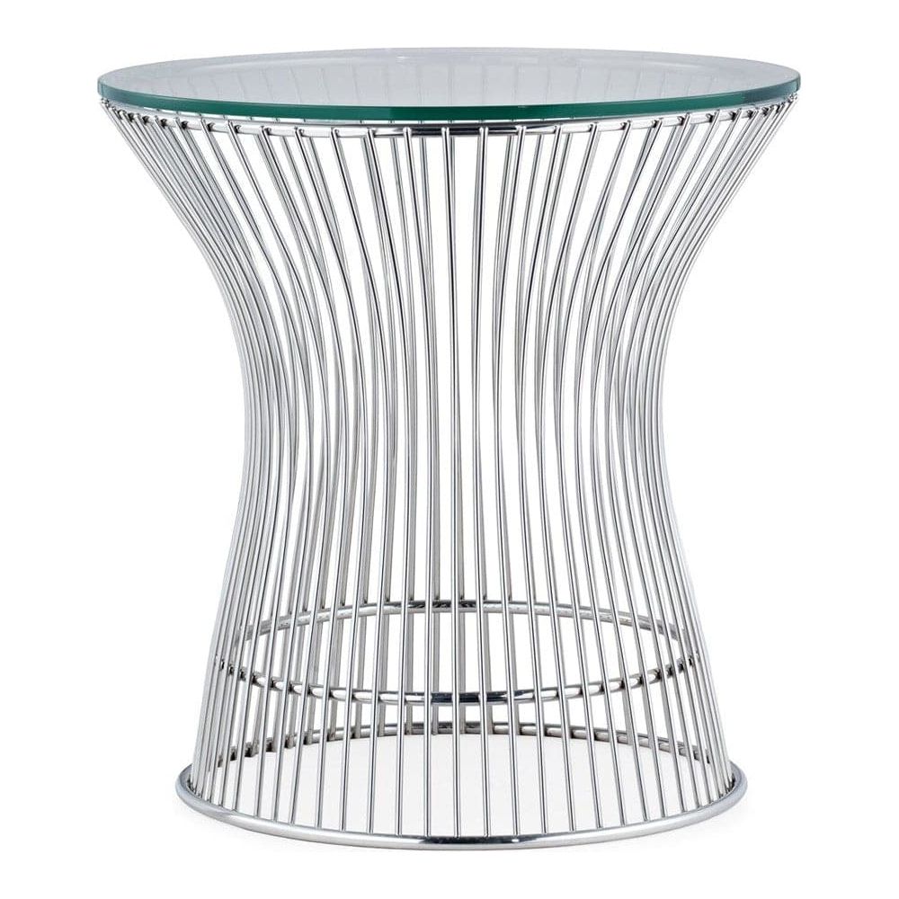 Fishburne Side Table-France & Son-FMT038CHR-Side TablesChrome-3-France and Son