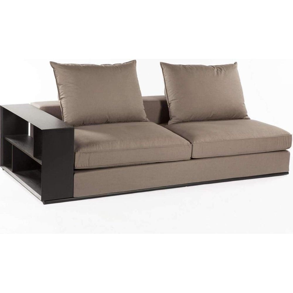Evonna Sectional Sofa and Ottoman-France & Son-FQS002GREY-Sectionals-1-France and Son