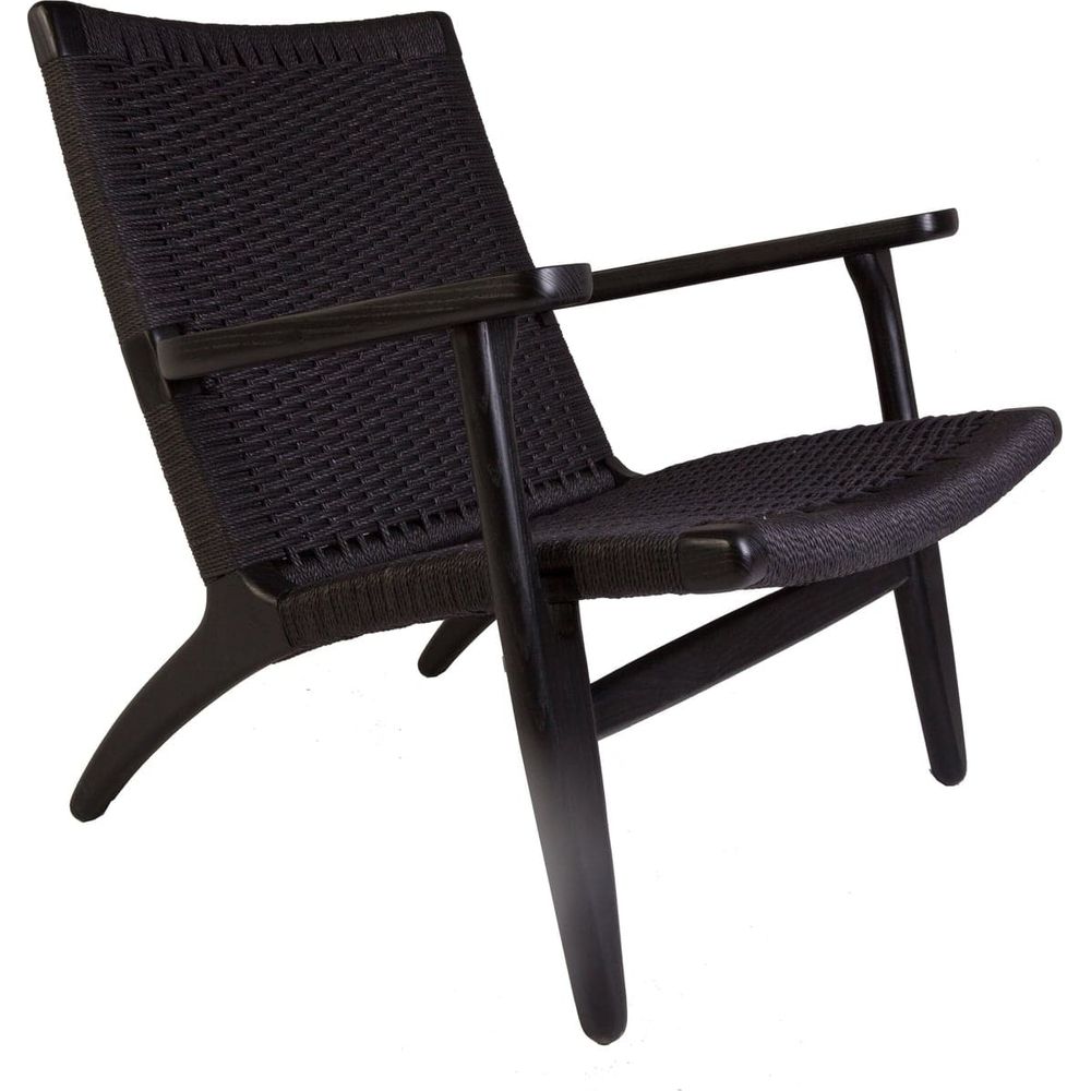 Wegner CH25 Lounge Chair-France & Son-FRC086WALNUT-Lounge ChairsBrown-Single-14-France and Son