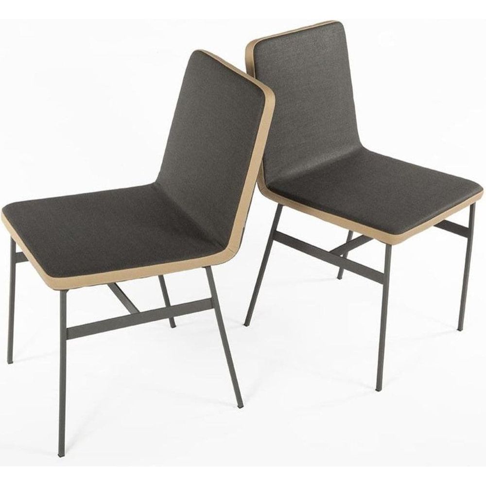 Edwin Dining Chair-France & Son-FSC002DGREY-Dining Chairs-2-France and Son