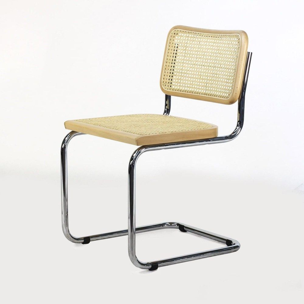 Italian Cesca Side Chair - Armless-France & Son-FSC118NTRL-Dining ChairsNatural-Single-2-France and Son